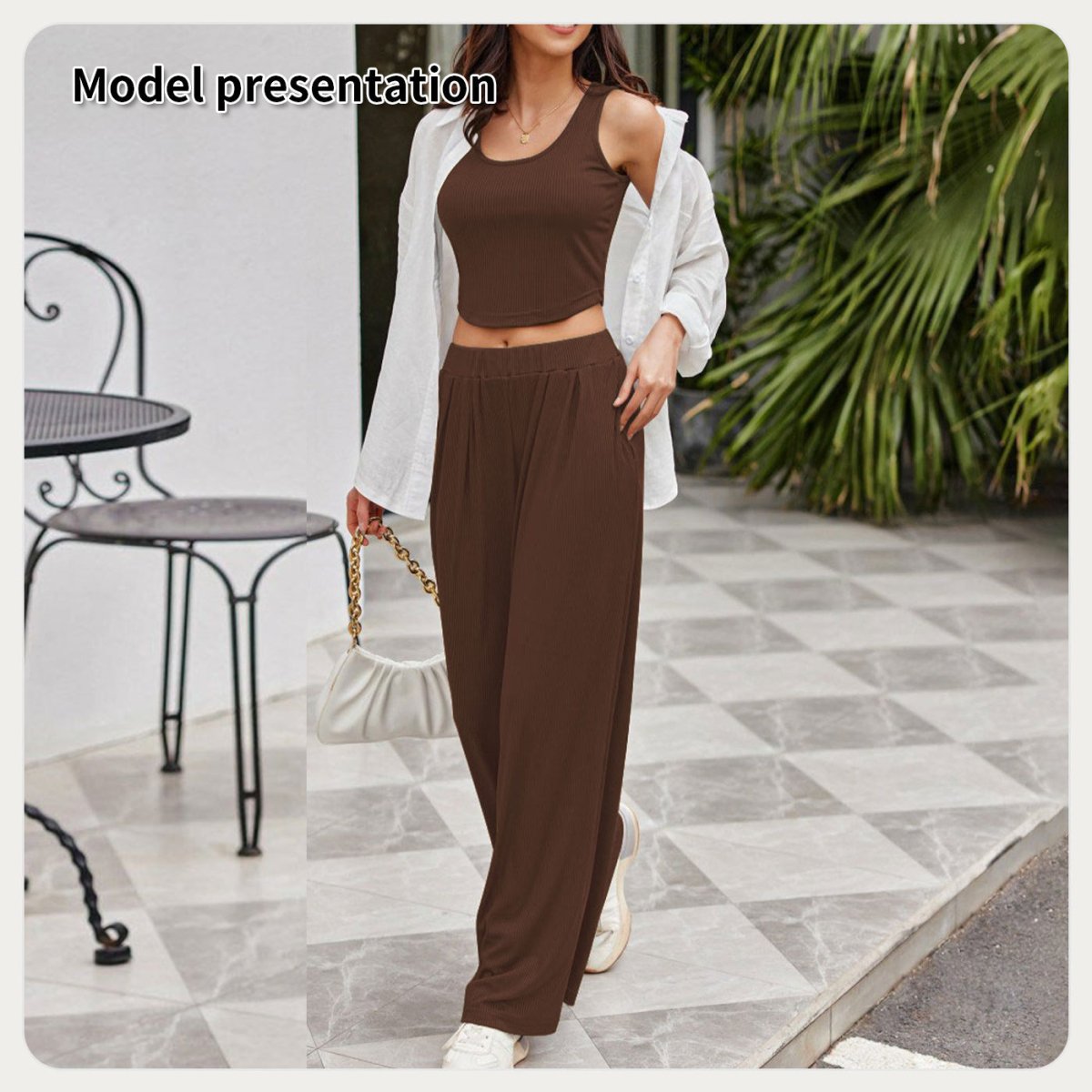 Women's Simple Solid Color Suit - AmiraMart