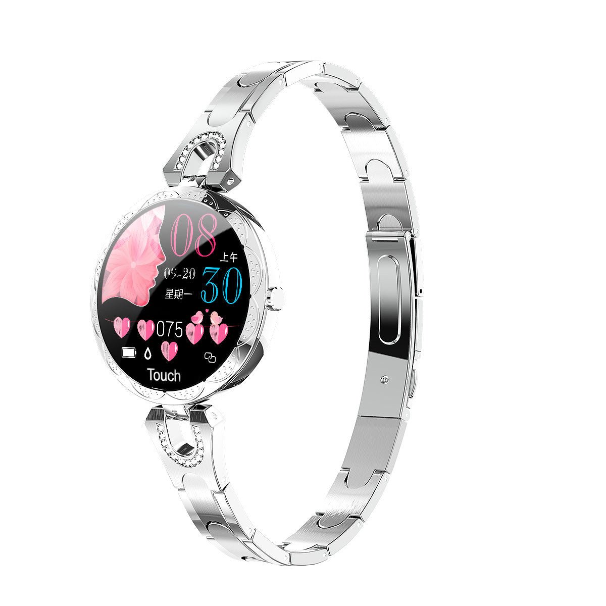 Women’s Smartwatch – Waterproof & Heart Rate Monitor - AmiraMart