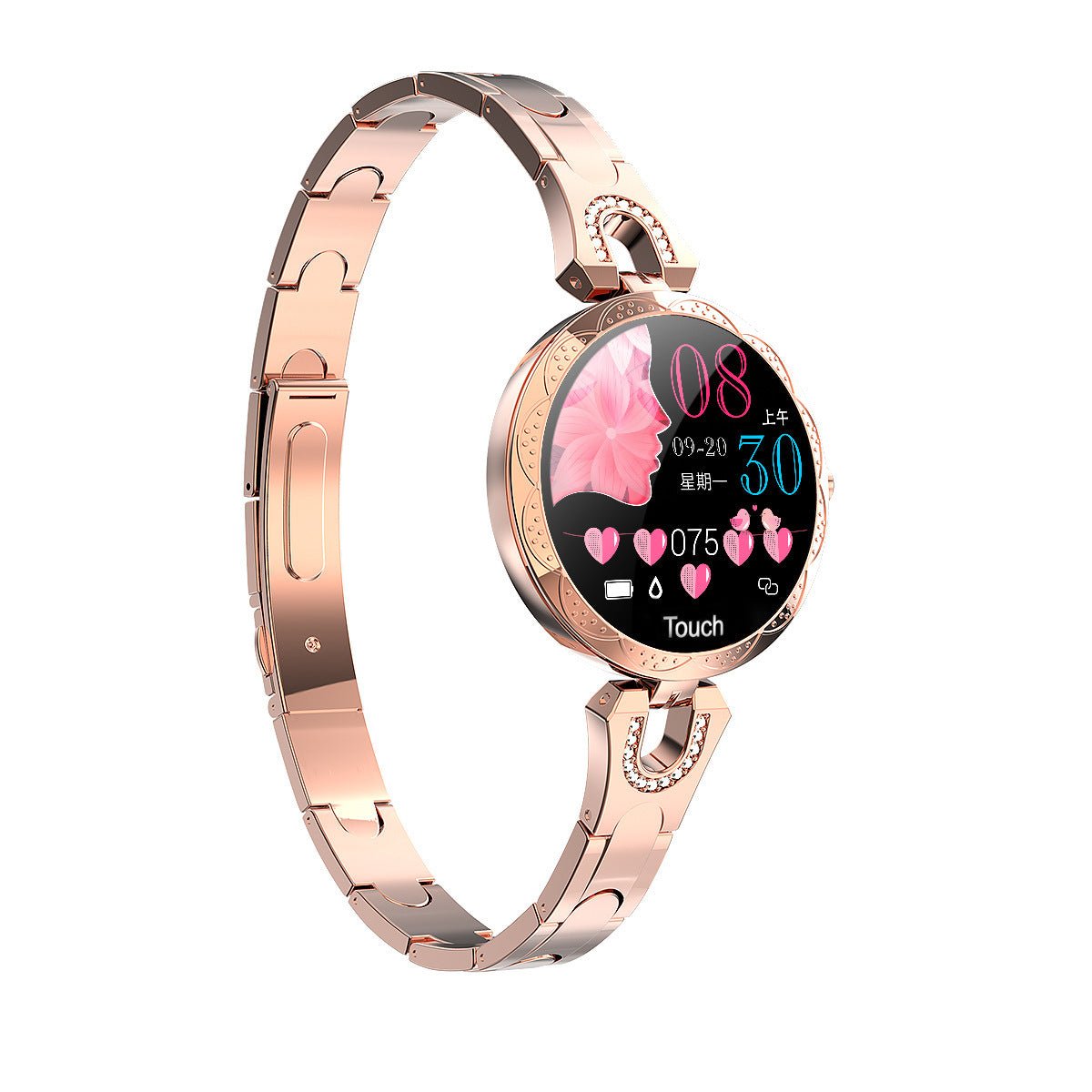 Women’s Smartwatch – Waterproof & Heart Rate Monitor - AmiraMart