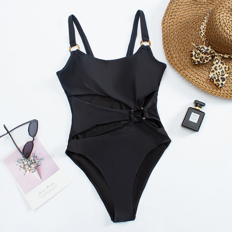 Women's Solid Color Personality Bikini - AmiraMart