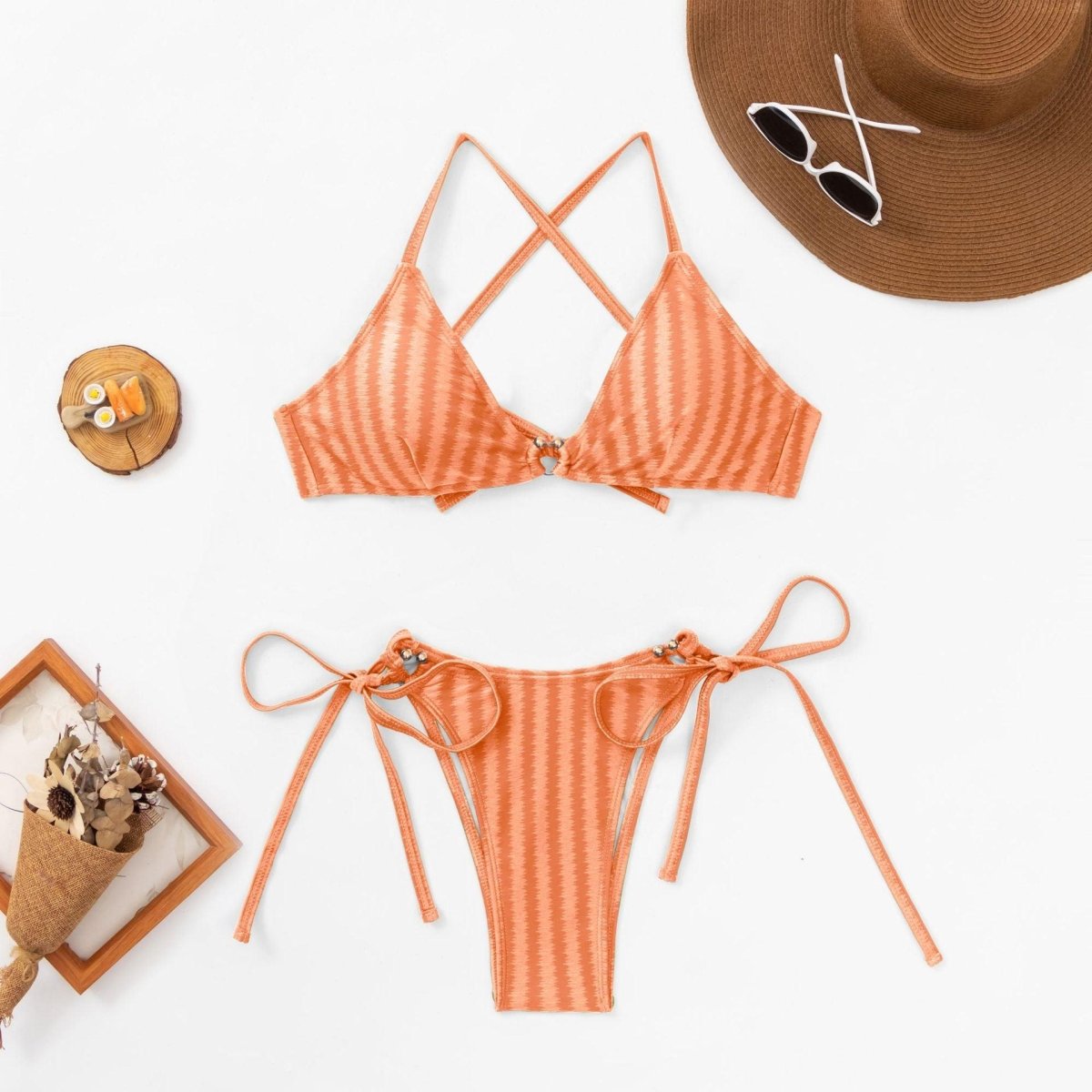 Women's Split Bikini Two - piece Set - AmiraMart