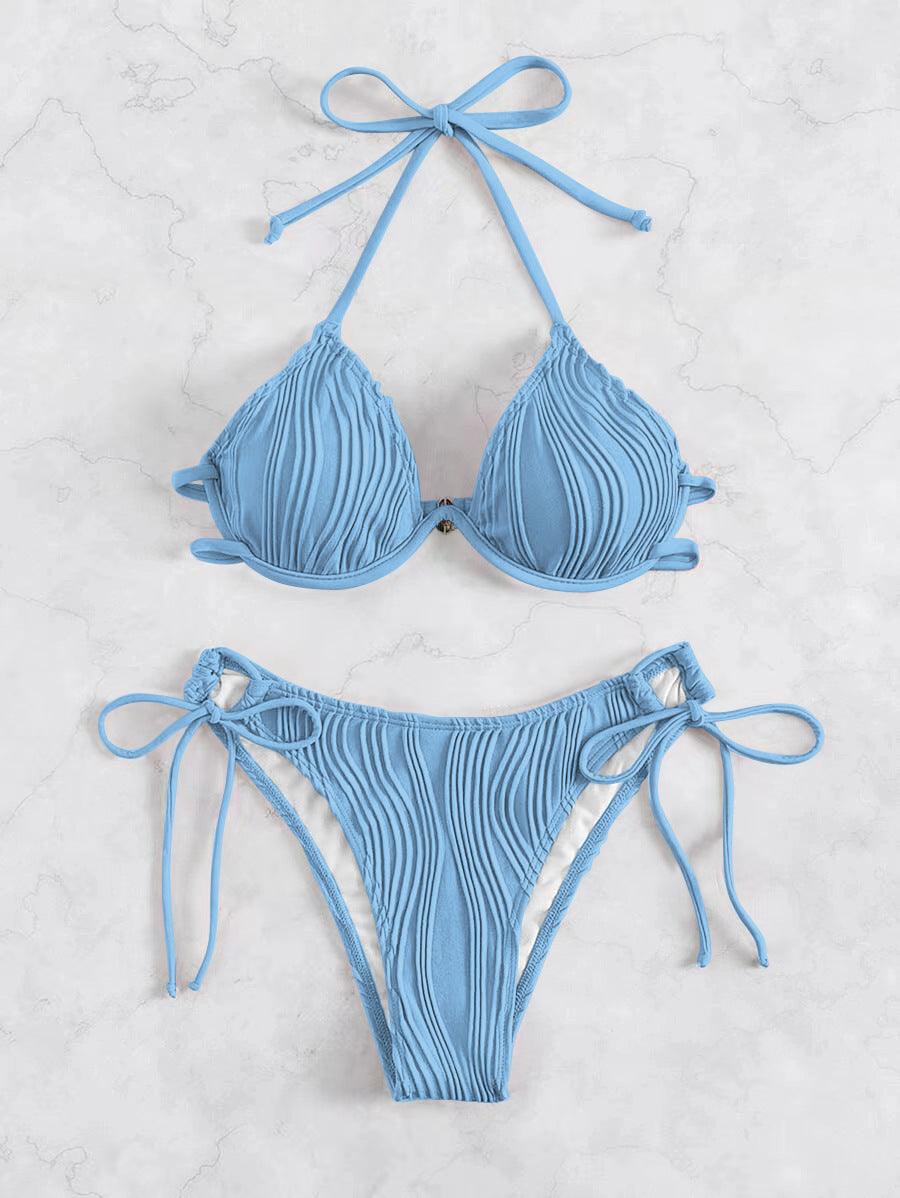 Women's Split Sexy Bikini Swimsuit With Steel Bracket - AmiraMart