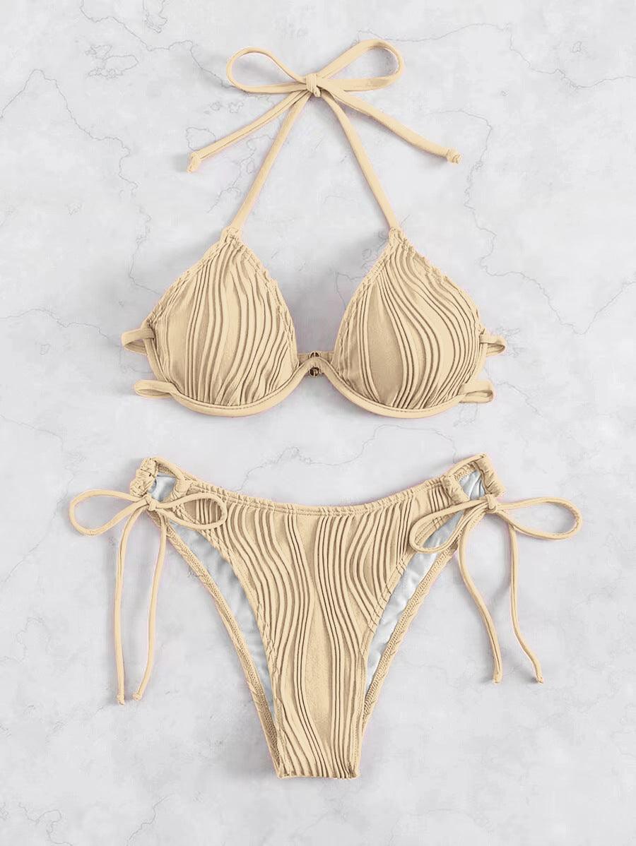 Women's Split Sexy Bikini Swimsuit With Steel Bracket - AmiraMart