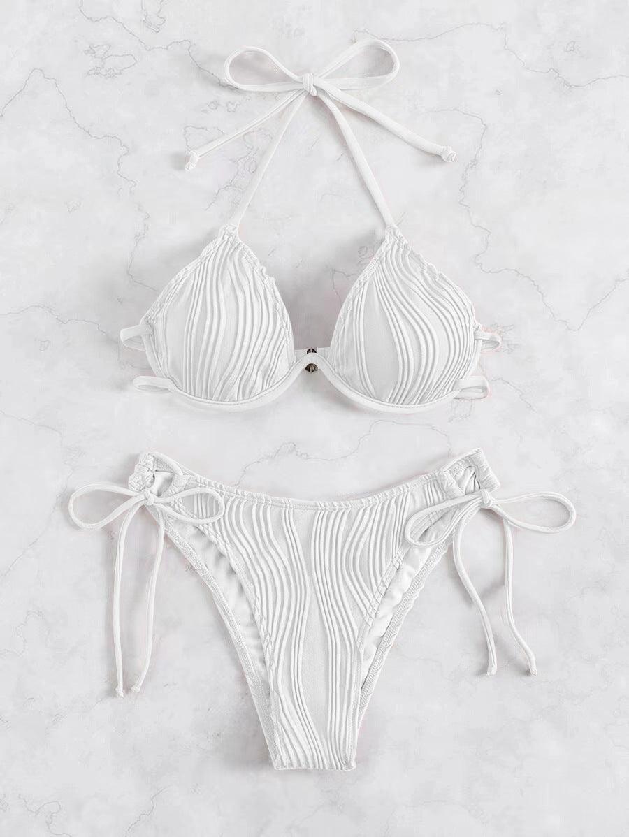 Women's Split Sexy Bikini Swimsuit With Steel Bracket - AmiraMart
