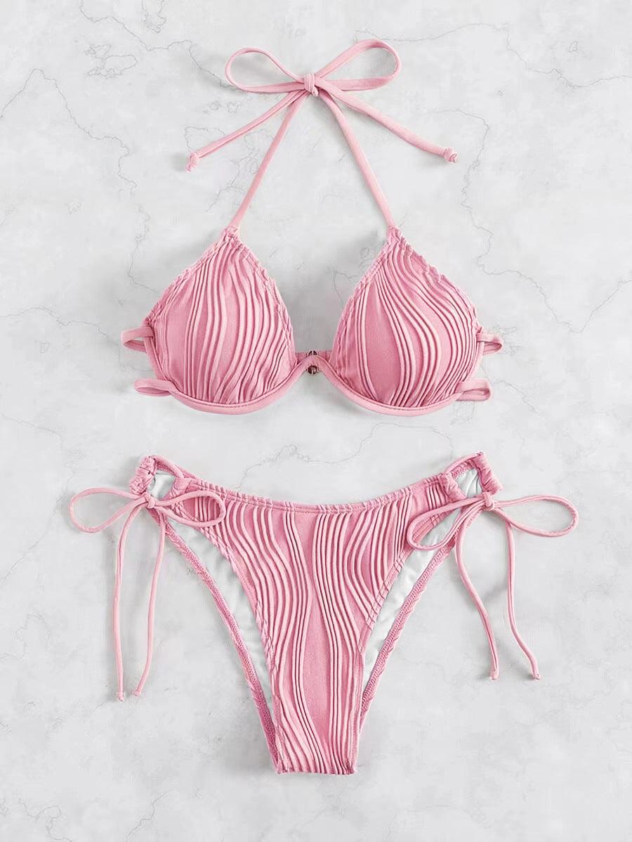 Women's Split Sexy Bikini Swimsuit With Steel Bracket - AmiraMart