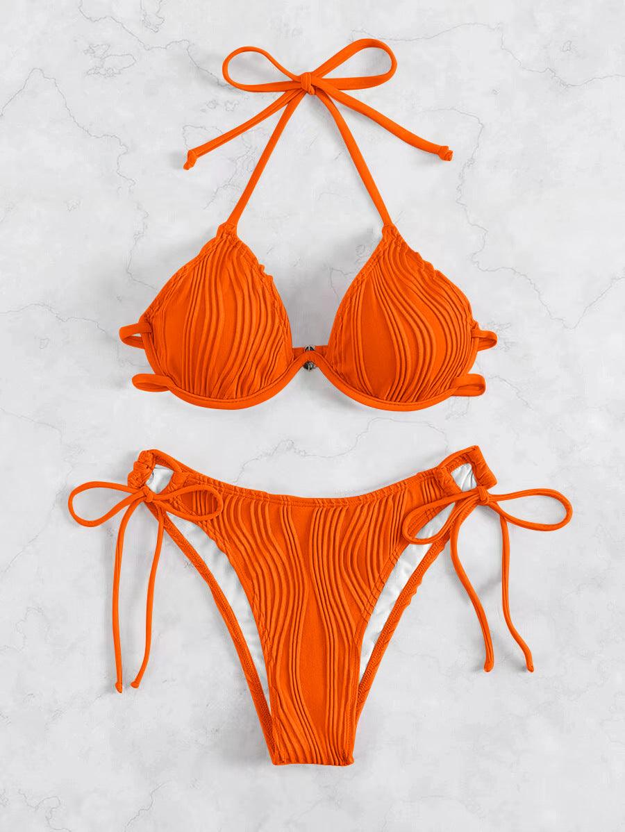 Women's Split Sexy Bikini Swimsuit With Steel Bracket - AmiraMart