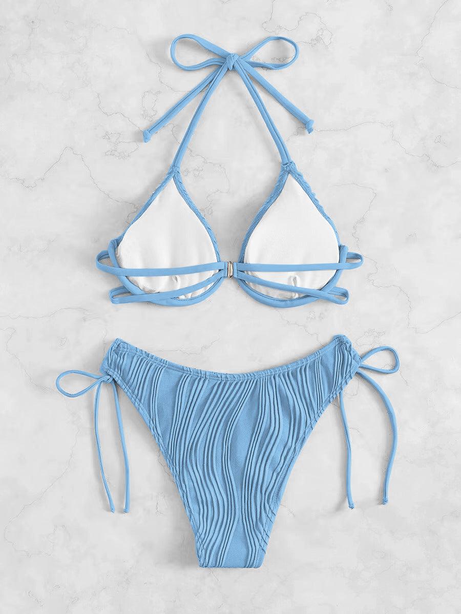 Women's Split Sexy Bikini Swimsuit With Steel Bracket - AmiraMart