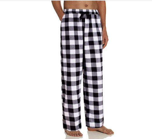 Women's Stretch Plaid Casual Pants With Pockets - AmiraMart