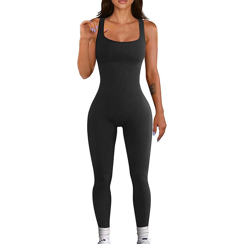 Women's Suspender Tank Top Tights - AmiraMart