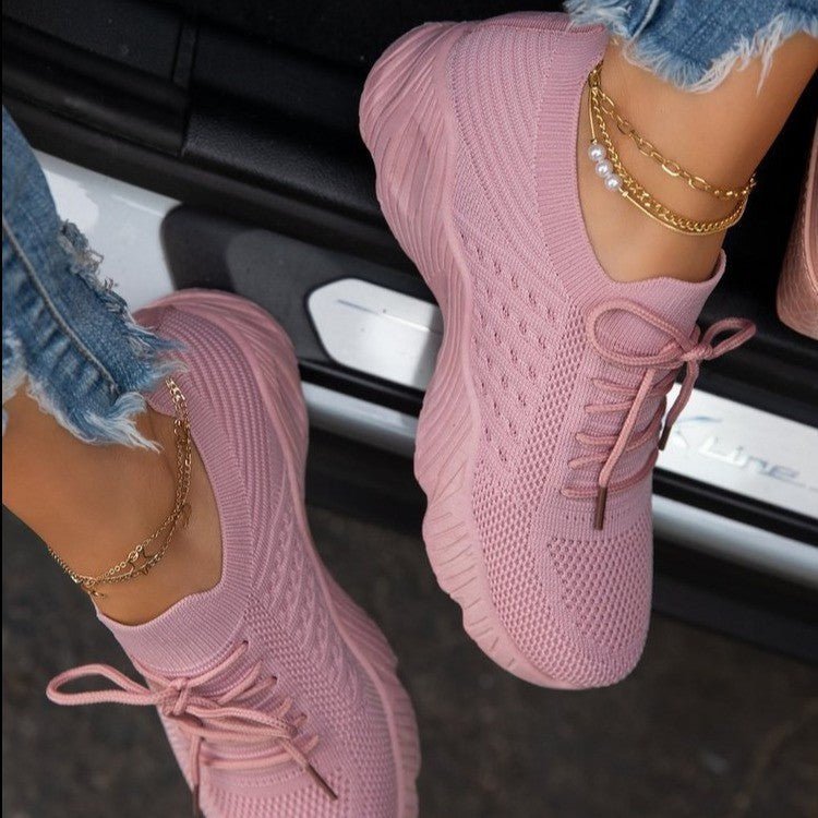 Women’s Thick Sole Sneakers - AmiraMart
