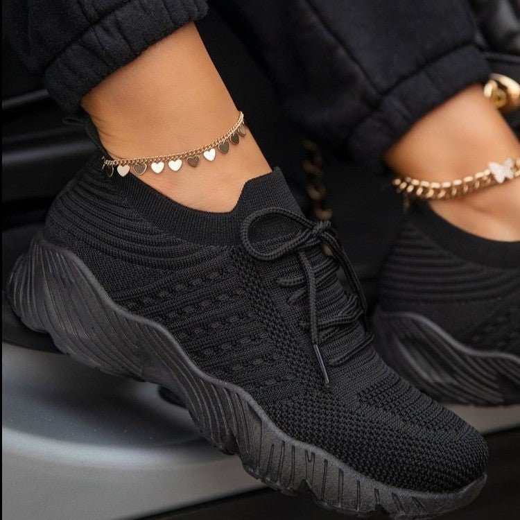 Women’s Thick Sole Sneakers - AmiraMart