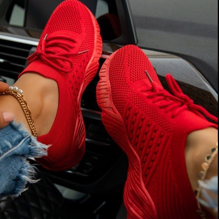 Women’s Thick Sole Sneakers - AmiraMart