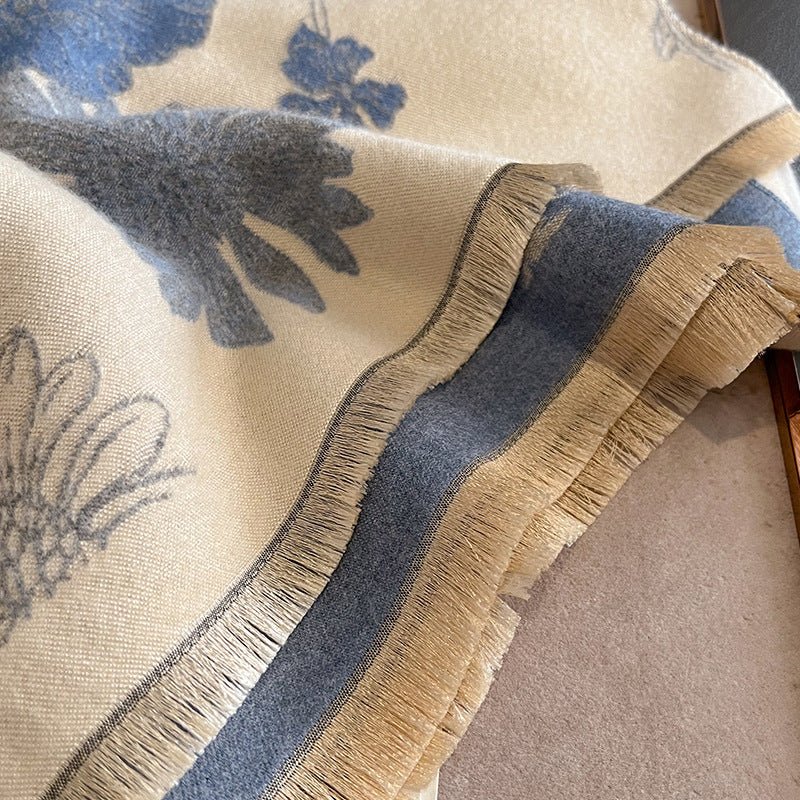 Women's Thick Warm Printing Cashmere Scarf - AmiraMart