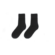 Terry Wool Socks Black