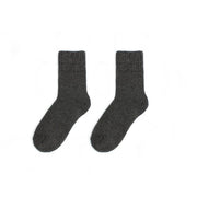 Terry Wool Socks Dark Gray