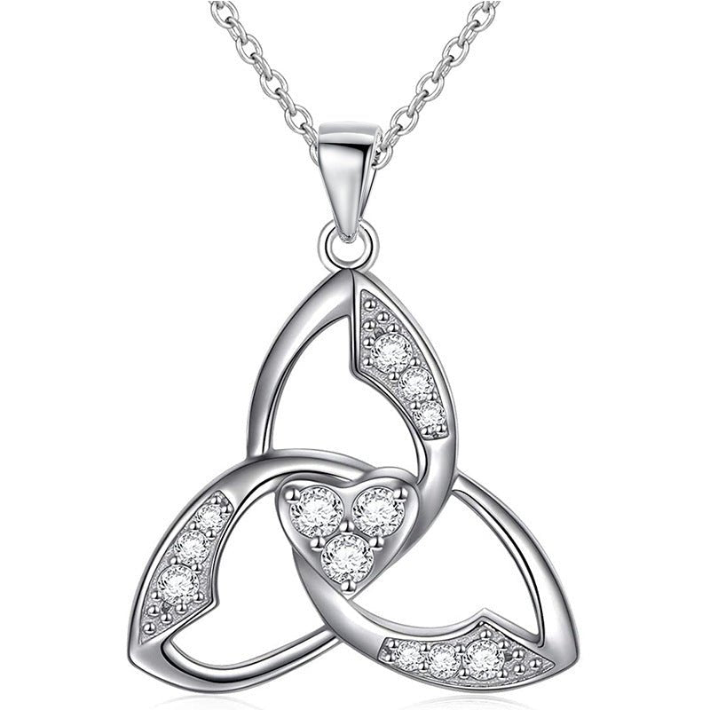 Women's Triangle Silver Accessories Clavicle Chain - AmiraMart