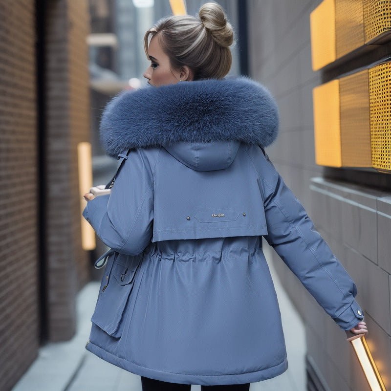 Women's Velvet Padded Thickened Coat - AmiraMart