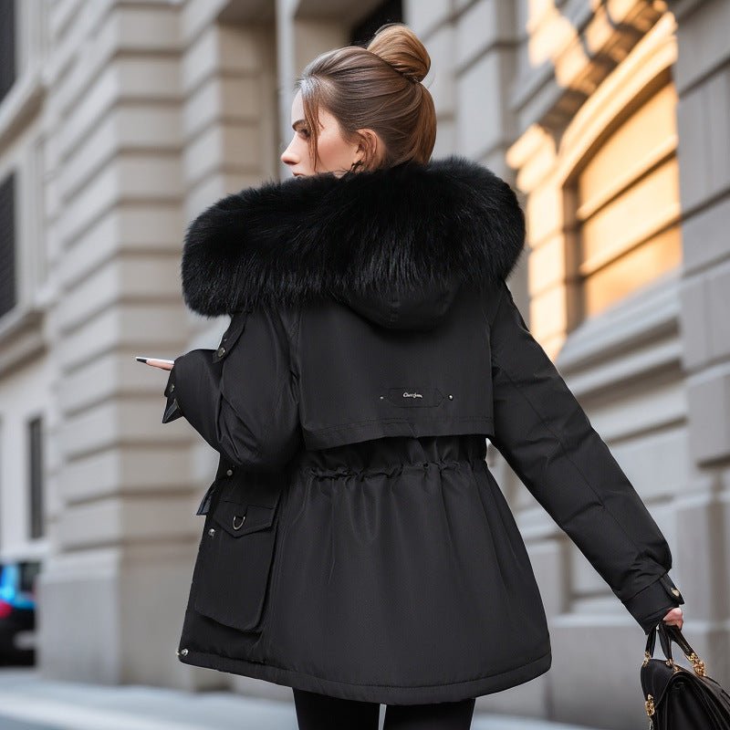 Women's Velvet Padded Thickened Coat - AmiraMart