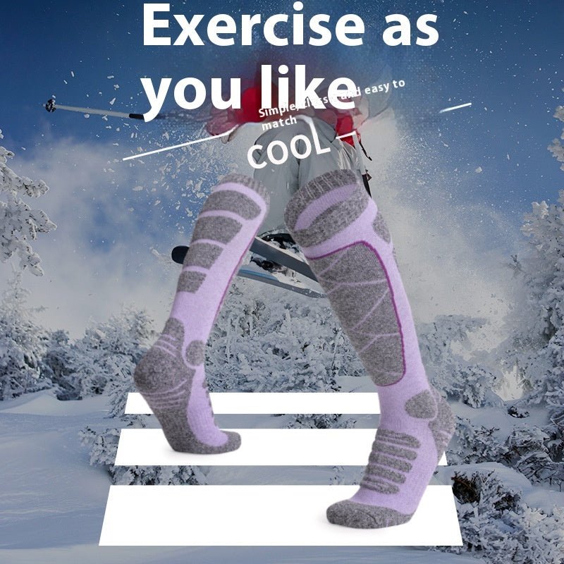 Women's Winter Warm Terry Sports Socks - AmiraMart