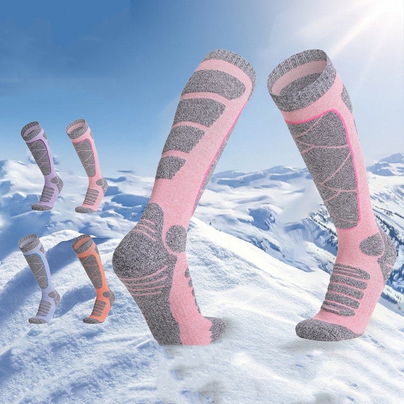 Women's Winter Warm Terry Sports Socks - AmiraMart