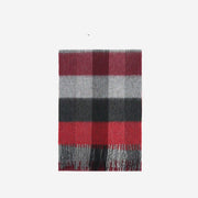 Gray And Red Plaid