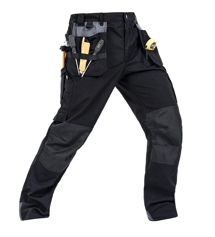 Workwear Autumn Trousers Multi Pocket Sturdy Machine Repair Pants Loose - AmiraMart