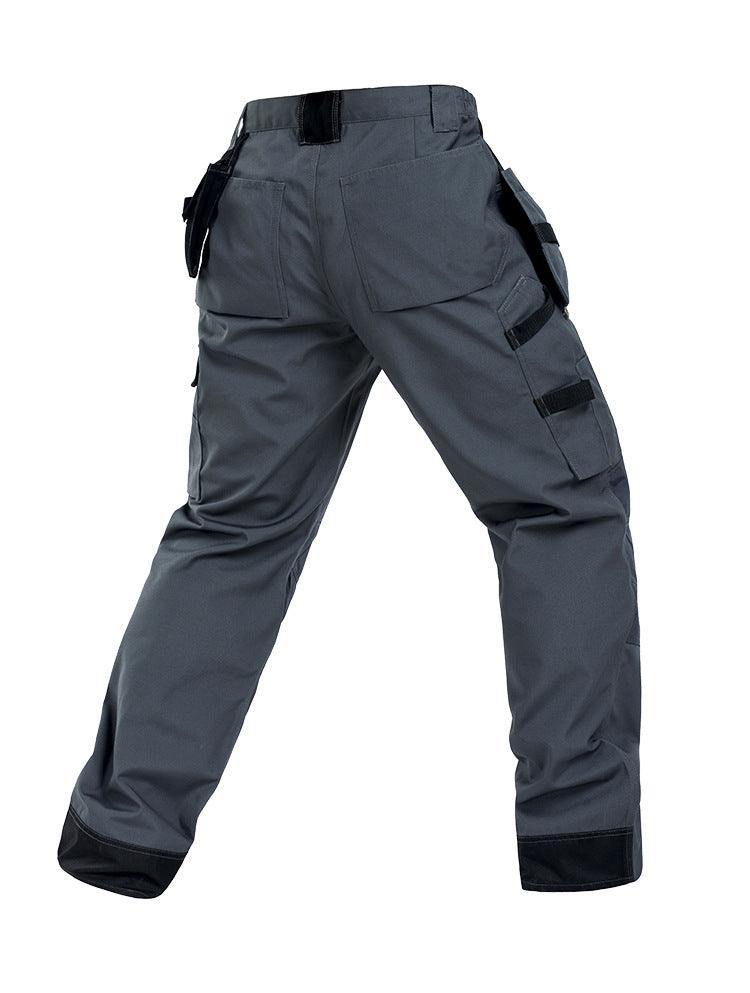 Workwear Autumn Trousers Multi Pocket Sturdy Machine Repair Pants Loose - AmiraMart