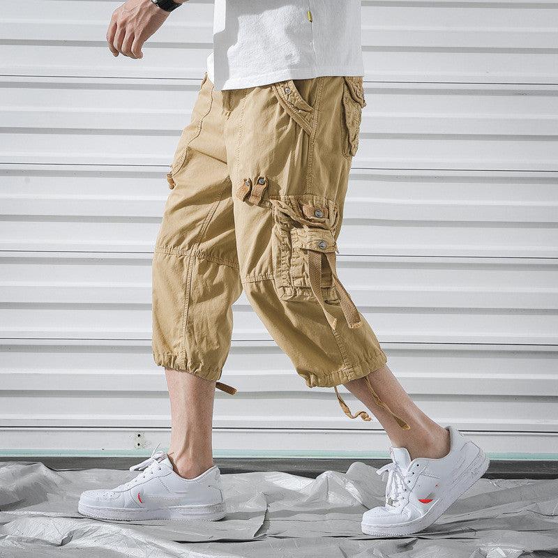 Workwear Shorts Multi - pocket Pants - AmiraMart