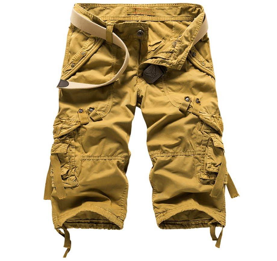 Workwear Shorts Multi - pocket Pants - AmiraMart