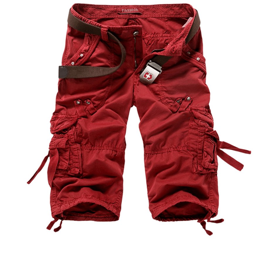 Workwear Shorts Multi - pocket Pants - AmiraMart