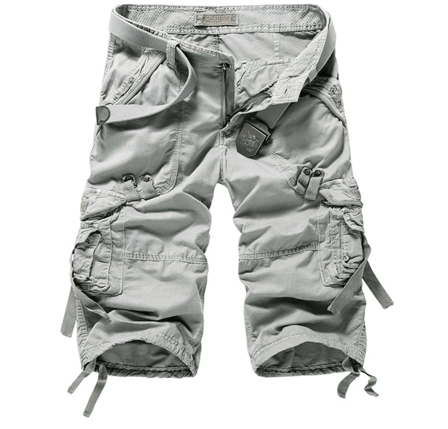 Workwear Shorts Multi - pocket Pants - AmiraMart