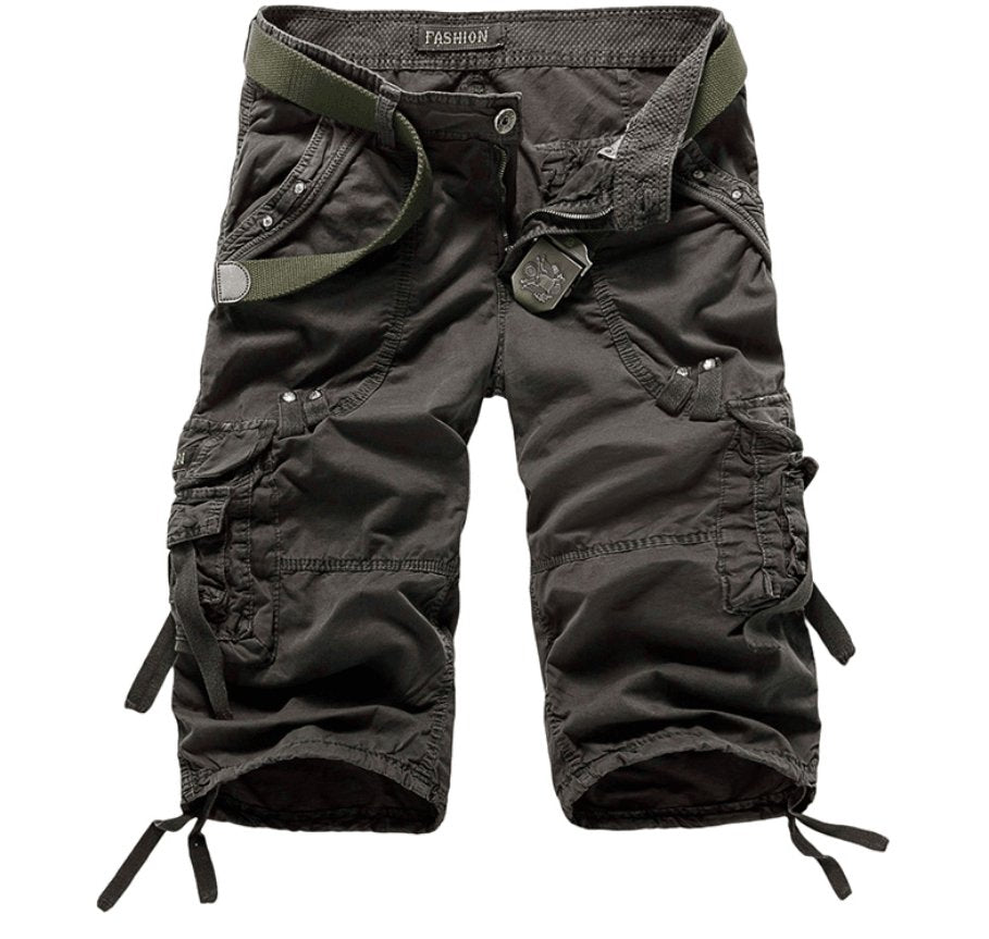 Workwear Shorts Multi - pocket Pants - AmiraMart
