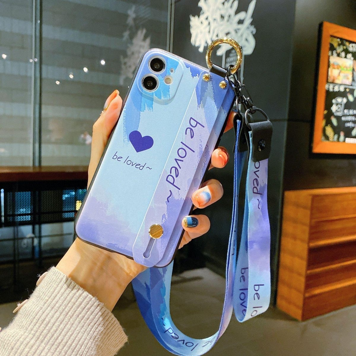 Wristband Phone Case Watercolor Phone Case - AmiraMart