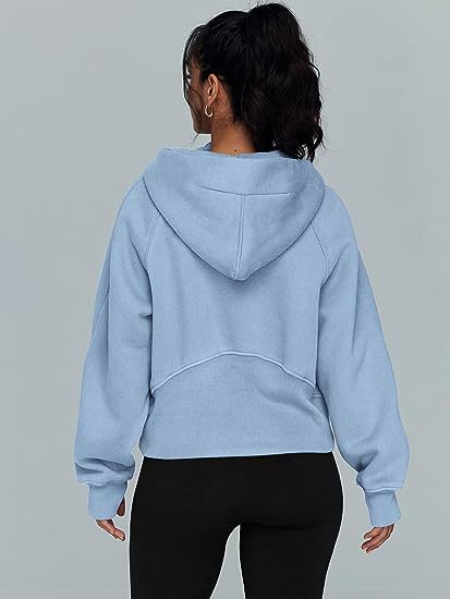 Zipper Hoodies Sweatshirts With Pocket - AmiraMart