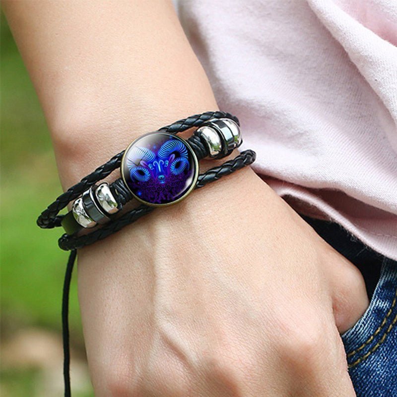 Zodiac Bracelet – Braided Constellation Design for All Ages - AmiraMart