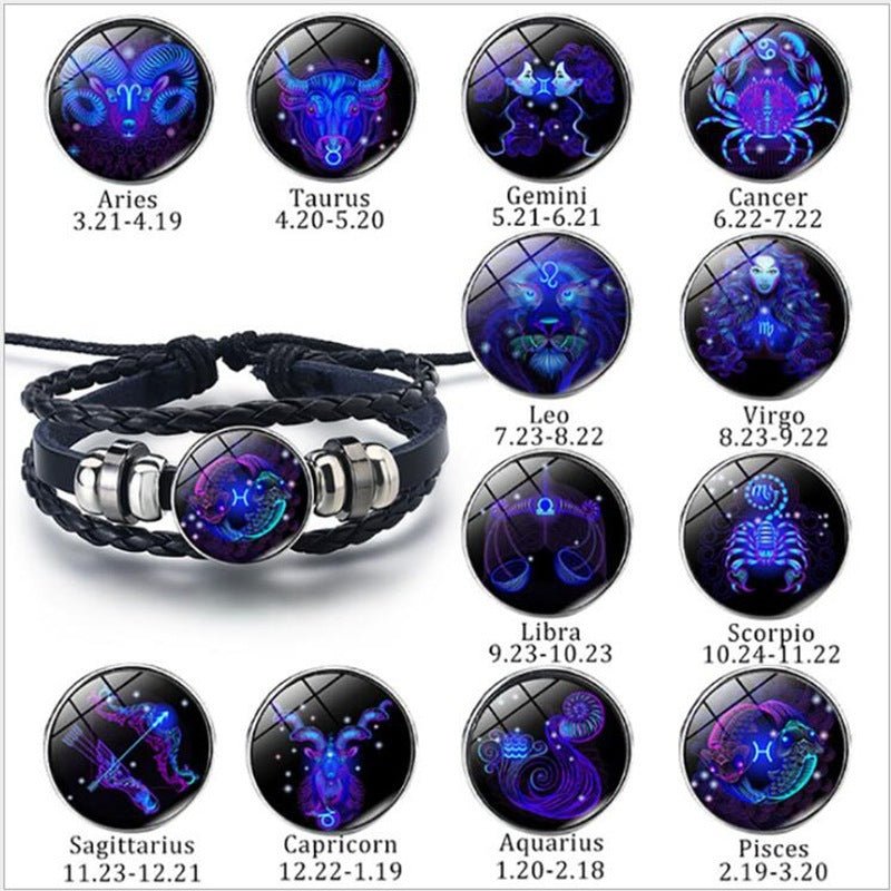 Zodiac Bracelet – Braided Constellation Design for All Ages - AmiraMart